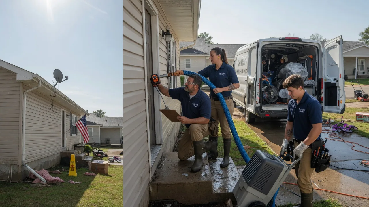 Ceiling Water Damage Restoration in Bourbon, MO near me